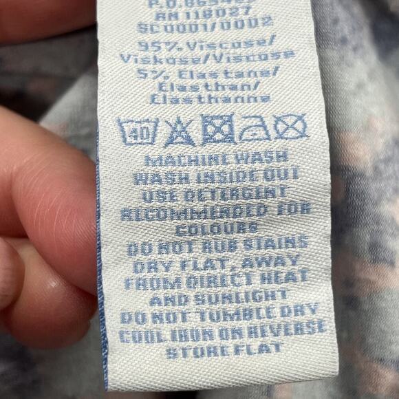 Boden Womens Jersey Maxi Dress Size US 10R Floral Bohemian Festival Stretch - Picture 12 of 16